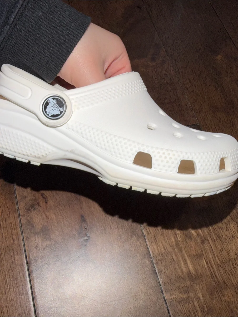 CROCS Kids Classic Clogs in White